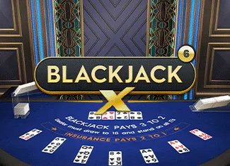 Blackjack X 6 - Azure - VIAPLAY777