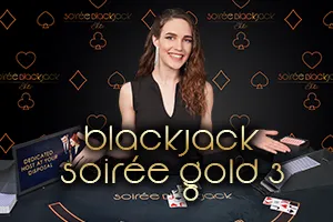 Blackjack Soirée Gold 3 - VIAPLAY777